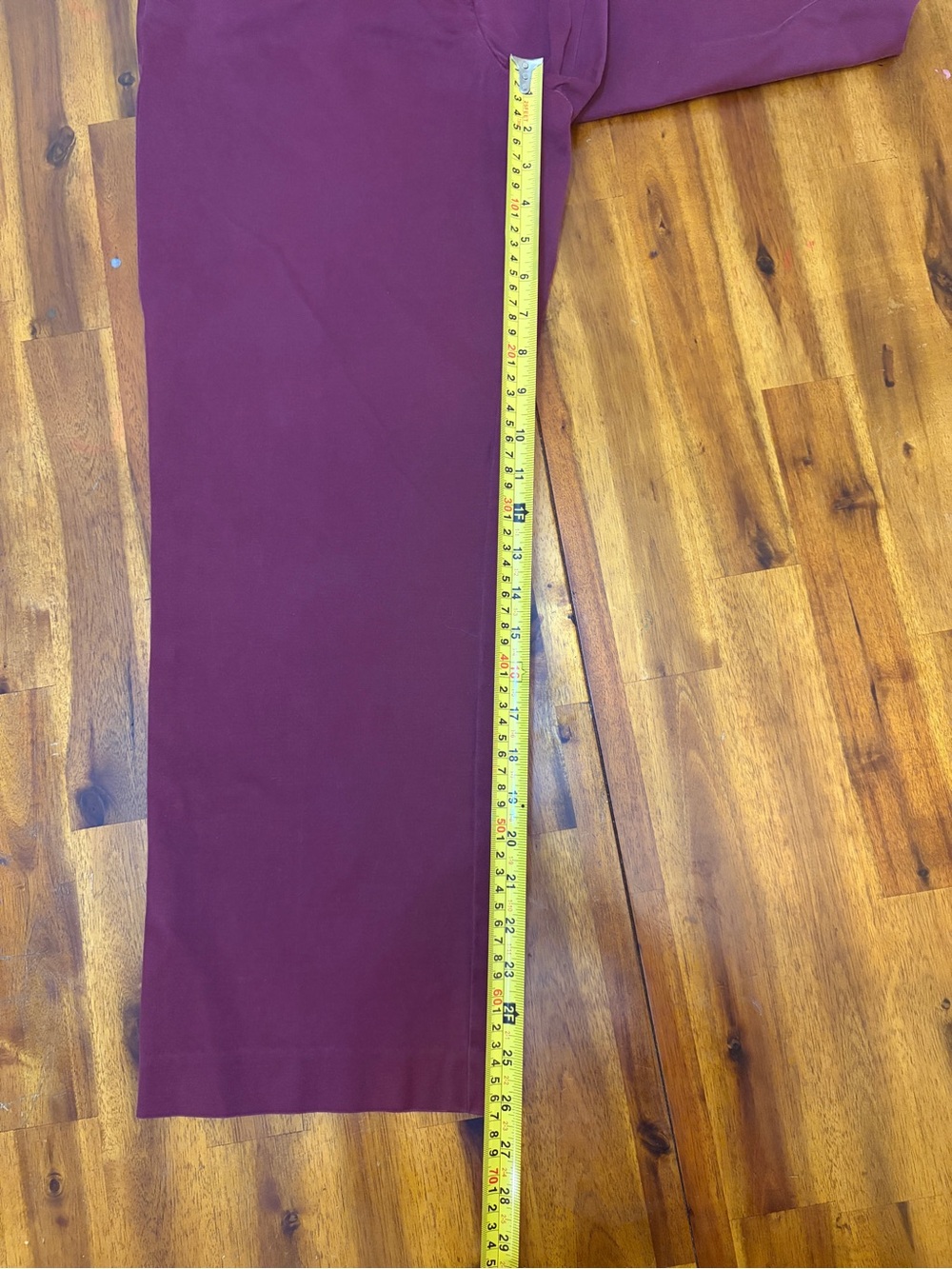 J.Crew Martie Size 10 Burgundy/Maroon Slim Stretch Pants Size 10 - Picture 5 of 5
